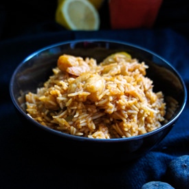 Saudi Shrimp Kebsa - Recipe photo by PumpkinBits