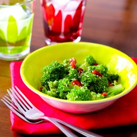Broccoli with Mustard Soy Sauce - Recipe photo by Inner Harmony Nutrition