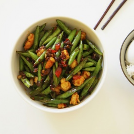 Spicy Green Beans With Shrimp - Recipe photo by seasaltwithfood