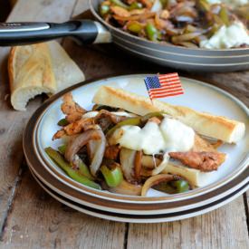 Philly Chicken Cheesesteak Sandwich - Recipe photo by Lavender and Lovage