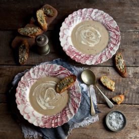 Roasted Cauliflower Soup - Recipe photo by drizzleanddip