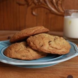 Whiskey Chocolate Chip Cookies - Recipe photo by SarahEatsAustin