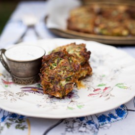 Feta and Zucchini Fritters - Recipe photo by vikalinka