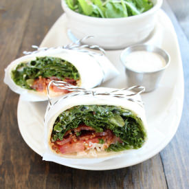 BLT Caesar Wrap - Recipe photo by Whitney Bond