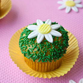 Daisy Cupcakes - Recipe photo by Cakewhiz