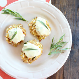 Zucchini Corn Cakes - Recipe photo by Whitney Bond
