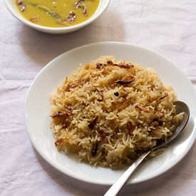 Parsi Brown Rice - Recipe photo by vegrecipesofindia