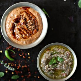 Wholemeal Crackers with Baba Ghanou - Recipe photo by vindee