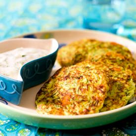 Turkish Zucchini Fritters - Recipe photo by Inner Harmony Nutrition