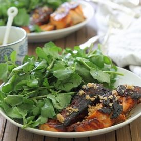 Brown Sugar Salmon - Recipe photo by Running to the Kitchen