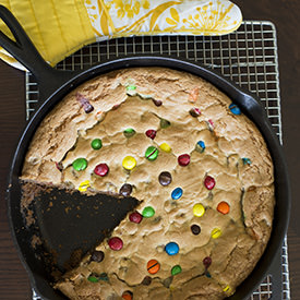 Chocolate Chip and M&M Cookie Pie - Recipe photo by areal-lifehousewife