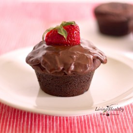 Chocolate Covered Strawberry Cupcake - Recipe photo by Living Healthy With Chocolate