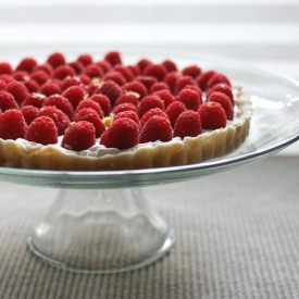 Raspberry Lemon Cream Tart - Recipe photo by Arts and Tarts