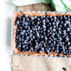Blueberry Crumb Tart - Recipe photo by sundaymorning bananapancakes