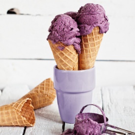 Blueberry Ice Cream - Recipe photo by okuchnia