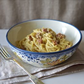 Spaghetti alla Carbonara - Recipe photo by ManyKitchens.com