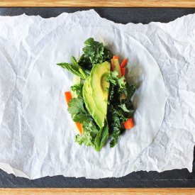 Kale and Avocado Summer Rolls - Recipe photo by Kitchen Konfidence