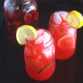 Cherry Berry Vodka Lemonade - Recipe photo by cookingbride
