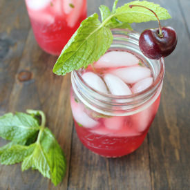 Sparkling Cherry Lime Mojitos - Recipe photo by Whitney Bond
