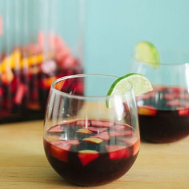 Simple Red Sangria - Recipe photo by honey and brie
