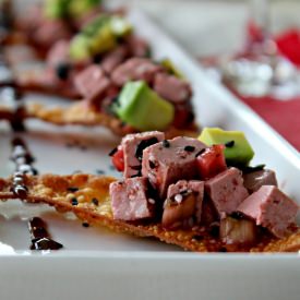 Ahi Tofu Poke - Recipe photo by thejuicebox