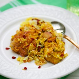 Chicken with Barberries and Rice - Recipe photo by chilliandmint