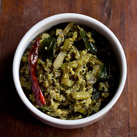 Banana Peel Thoran - Recipe photo by vegrecipesofindia