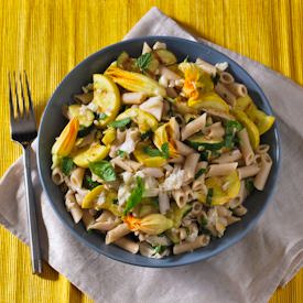 Squash Blossom Pasta - Recipe photo by betsylife