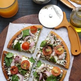 Pizza Style Cheat's Socca - Recipe photo by easyfoodsmith
