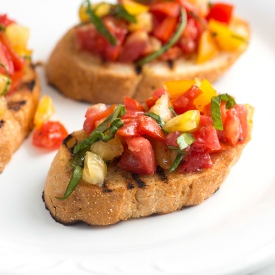 Fresh Tomato Bruschetta - Recipe photo by inspiredtaste