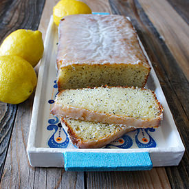 Lemon Poppy Seed Loaf Cake - Recipe photo by Unruly Bliss