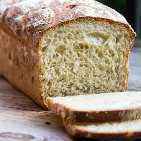 Two-hour No-knead Bread - Recipe photo by cagsmith