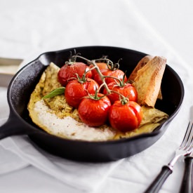 Omelette with Basil - Recipe photo by what should i eat for breakfast today