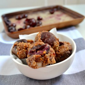 Cherry Energy Bites - Recipe photo by thepreppedchef