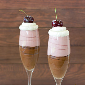 Cherry Neapolitan Mousse - Recipe photo by brighteyedbaker