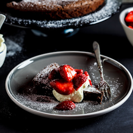 Flourless Chocolate Torte - Recipe photo by Simply Delicious