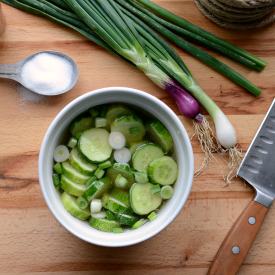 Fridge Pickles - Recipe photo by Blessthismess