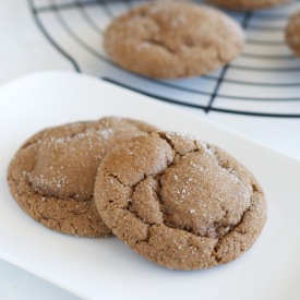 Ginger-Molasses Cookies - Recipe photo by pixelsandcrumbs