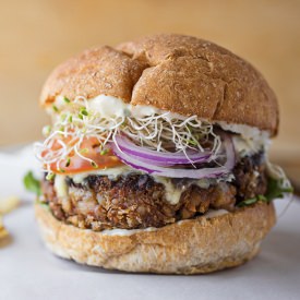 "The Veggie Burger" - Recipe photo by thecozyapron