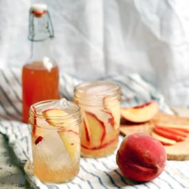 Peach Shrub Collins - Recipe photo by brooklynsupper