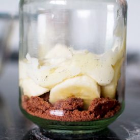 Banana & Biscuit Dessert In A Jar - Recipe photo by bespoke-bride