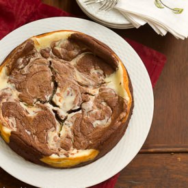 Marbled Flourless Chocolate Cake - Recipe photo by thatskinnychickcanbake
