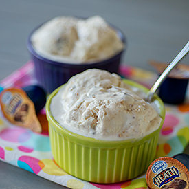 Heath Bar Ice Cream - Recipe photo by shariblogs