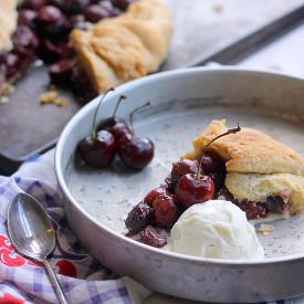 Bourbon Soaked Cherry Pie - Recipe photo by bakerbettie