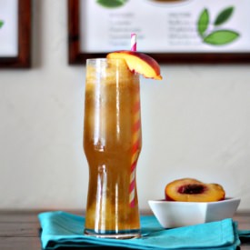 Peaches and Cream Sprtizer - Recipe photo by theflairexchange