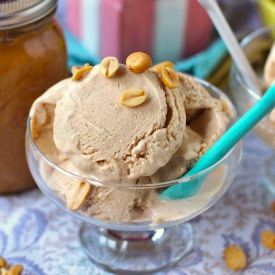 Guilt Free Peanut Butter Fro Yo - Recipe photo by dessertswithbenefits