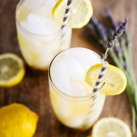 Lavender Lemonade - Recipe photo by a house in the hills