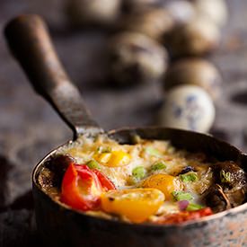 Quail Egg Bake - Recipe photo by weeattogether