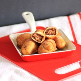 Deep Fried Mars Bars - Recipe photo by noshingwiththenolands