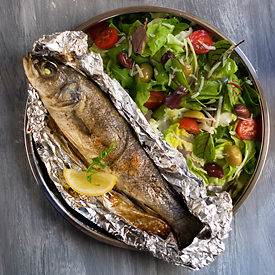 European Sea Bass - Recipe photo by SpicieFoodie